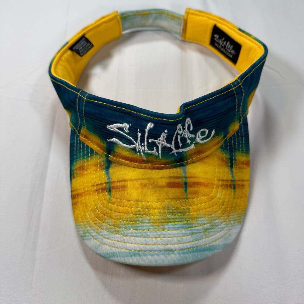 Salt Life Sunset Tie Dye Performance Visor Summer Vibes